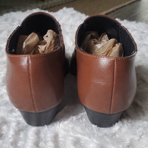 Vintage Sam & Libby Western Shoe Booties Slip On - Picture 5 of 7